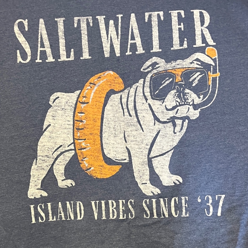 Izod Saltwater Graphic Tee in Blue - Picture 9 of 9